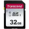 Image de Carte mémoire Transcend 300S 32GB SDHC Classe 10 UHS-I U1 V30 Noire