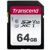 Image de Carte mémoire Transcend TS64GSDC300S 64GB SDXC V30 U3 Classe 10 noire