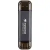 Image de SSD externe Transcend ESD310C 256 Go USB 3.2 Gen 2 1050 Mo/s + Thunderbolt + Aluminium