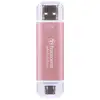 Image de Disco Duro Transcend ESD310 2TB SSD USB Type-A à Type-C 10 Gbit/s Rose
