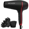 Image de Sèche cheveux Ionique Revlon RVDR5317E 2000W 3 Températures 2 Vitesses Diffuseur Concentrateur Noir Rouge