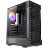 Image de Boîtier Antec VX-310 ARGB Midi Tower verre trempé 4 ventilateurs ARGB