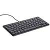 Image de Clavier Raspberry KBOFF-BK avec hub USB filaire AZERTY français Noir