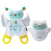 Image de Infantino 302036 Set Bébé Hibou: Veilleuse Murale Rechargeable et Peluche Luminescente