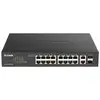 Image de Commutateur D-Link DGS-1100-18PV2 16 ports Gigabit PoE+ géré L2 Rack 1U