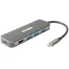 Image de Hub USB 5-en-1 D-Link DUB-2333 avec HDMI 60W Noir