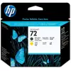 Image de Tête d'impression HP DesignJet 72 noir mat et jaune haute précision
