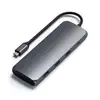 Image de Satechi ST-UCHSE Adaptateur Hub USB 3.0 Multiport Gris Sidéral