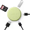 Image de Hub USB-C Satechi OntheGo 5 ports HDMI SD Vert MacBook
