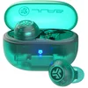 Image de Casque Bluetooth JLab Go Pop ANC TWS avec réduction active du bruit, bleu sarcelle transparent