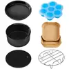 Image de Kit Accessoires Friteuse sans Huile Cosori Chef Edition 5.5L Multicolore avec Moules et Plateaux