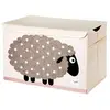 Image de Coffre à jouets 3 Sprouts Mouton 62x37x38 cm