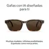 Image de Meta Lunettes intelligentes Caméra intégrée Audio ouvert IA Traduction Marron
