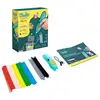 Image de Stylo 3D Create 3Doodler Start Plus Plumes ECO 2x24 Turquoise Jaune