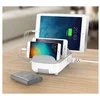 Image de Multiprise Compulocks 10 prises avec protection et USB 2,4 A blanche