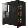 Image de Corsair iCUE 4000X RGB Verre Trempé USB 3.1 RGB Noir