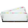 Image de Corsair Dominator Platinum RGB DDR5 6200MHz 32Go 2x16Go CL36 Blanc