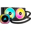 Image de Refroidissement liquide CORSAIR iCUE LINK H100i RGB CPU 240mm 2 ventilateurs RGB silencieux