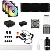Image de Kit de refroidissement liquide à tube rigide noir Corsair Hydro X Series iCUE LINK XH405i