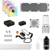 Image de Kit de refroidissement liquide à tube rigide blanc Corsair Hydro X Series iCUE LINK XH405i