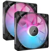 Image de Kit de démarrage Corsair iCUE LINK RX140 RGB 2 ventilateurs PWM supplémentaires noir