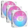 Image de Kit de démarrage Corsair iCUE LINK RX120 RGB 3 ventilateurs PWM blancs supplémentaires