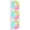 Image de Série CORSAIR LX RGB, iCUE LINK LX120 RGB Blanc, ventilateur RVB 120 mm, kit triple ventilateur