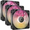 Image de Corsair iCUE LINK RX120 MAX RGB Triple Pack Ventilateur PWM supplémentaire 120 mm Noir