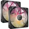 Image de Corsair iCUE LINK RX140 MAX RGB Dual Pack Ventilateur PWM supplémentaire 140 mm Noir