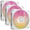 Image de Corsair iCUE LINK RX120 MAX RGB Triple Pack Ventilateur PWM supplémentaire 120 mm Blanc
