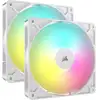 Image de Corsair RS140 ARGB Double Pack Ventilateur PWM supplémentaire 140 mm Blanc