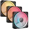 Image de Corsair iCUE LINK LX120-R RGB Triple Pack Ventilateur PWM supplémentaire 120 mm Noir