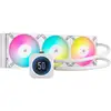 Image de Kit de refroidissement liquide Corsair iCUE H150i ELITE LCD XT 360 mm Blanc