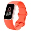 Image de Bracelet d'activité Fitbit Charge 6 AMOLED GPS NFC Capteur optique Corail Or 7 jours