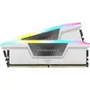Image de Mémoire RAM Corsair Vengeance RGB 32Go 2x16Go DDR5 6000MHz CL38 Blanc AMD EXPO Intel XMP 3.0