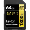 Image de Lexar LSD1800064G-BNNNG mémoire flash 64 Go SDXC UHS-II Classe 10