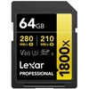 Image de LEXAR Carte SDXC 64 Go 1800X Pro 270 Mo/s Classe 10 UHS-II U3