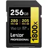 Image de Carte mémoire Lexar LSD1800256G-BNNNG SDXC 256 Go 1800x Pro 270 Mo/s UHS-II U3 V60