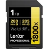 Image de LEXAR Carte SD Pro Gold Series UHS-II 1To 1800x V60