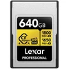 Image de LEXAR Carte CFexpress PRO Type A Gold 4.0 Series 640Go R1800/W1650