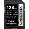Image de Carte SD Lexar Professional SILVER PLUS 128 Go UHS-I U3 V30 205 Mo/s résistante