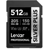 Image de Carte SD Lexar Professional SILVER PLUS 512Go SDXC UHS-I 205Mo/s V30