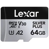 Image de LEXAR Carte microSDXC Silver Plus UHS-1 64Go R205/W100 V30