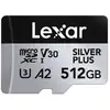 Image de Carte Lexar Professional SILVER PLUS 512 Go MicroSDXC UHS-I 205 Mo/s 150 Mo/s V30 A2