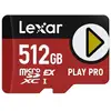 Image de Carte microSD Lexar PLAY PRO 512 Go R900 W600 PCIe NVMe V30 Express