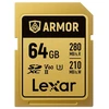 Image de LEXAR Carte SDXC Pro Gold Series ARMOR UHS-II 64Go V60 IP68 Stainless Steel R280/W210