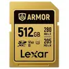 Image de Carte Lexar Armor Gold SDXC UHS-II 512Go Inox V60 R280Mo/s IP68