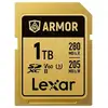Image de Carte SD Lexar ARMOR GOLD 1To UHS-II V60 IP68 Acier Inoxydable