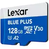 Image de Carte MicroSD Lexar BLUE PLUS 128 GB UHS-I 170 MB/s Class 3 U3 V30 Bleu