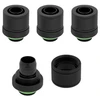 Image de Corsair Hydro X Series XF Compression 10/13 mm ID/OD Pack de 4 Noir